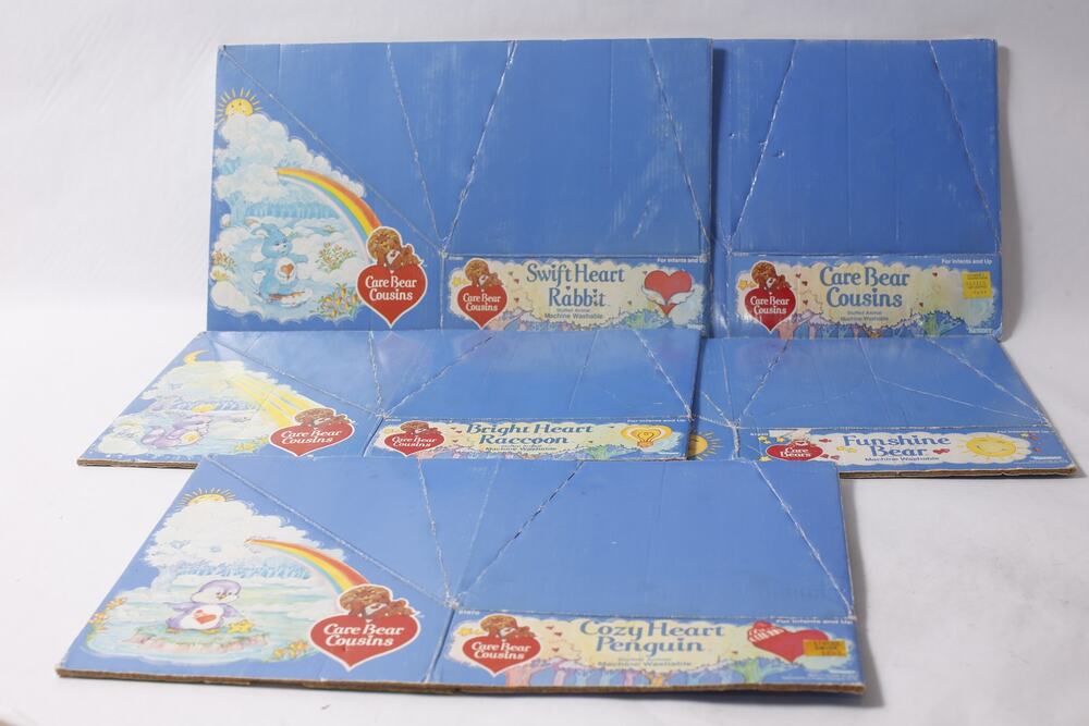 1980s Kenner Care Bear Cousins Paper Packaging Lot ~ 260914-WH 1154